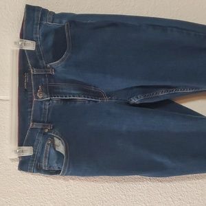 Men's Jachs New York 5 Pocket Straight Leg Stretch Denim Jeans Blue 32Wx30L